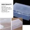 Cabilock 4pcs Cotton Pads Storage Box Versatile Makeup Removable Cotton Organizer for Bathroom Makeup Table and Desk Plastic view 3