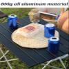 Camping Table Chairs Portable Folding Table and Chair Set, Lightweight Aluminum Camping Picnic Table, Suitable for Beach Fishing 40x35x32cm (Color : Package 1) view 2