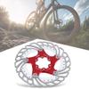 Bike Brake Rotors, 160mm 180mm 203mm Stainless Steel Bicycle Disc Brake Rotor Cooling Floating Rotor Bicycle with 6 bolts for Road Bike MTB BMX (160mm) view 2