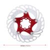 Bike Brake Rotors, 160mm 180mm 203mm Stainless Steel Bicycle Disc Brake Rotor Cooling Floating Rotor Bicycle with 6 bolts for Road Bike MTB BMX (160mm) view 4