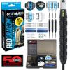 RED DRAGON Gerwyn Price Iceman Ultimate 50 Piece Darts Set - Includes 22 Gram Steel Tip Brass Darts, Hardcore Flights, Shafts (Stems) and Accessories view 1