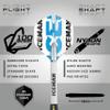 RED DRAGON Gerwyn Price Iceman Ultimate 50 Piece Darts Set - Includes 22 Gram Steel Tip Brass Darts, Hardcore Flights, Shafts (Stems) and Accessories view 3