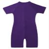 Freebily Kids Boys One Piece Rash Guard Wetsuit Short Sleeves Zippered Surfing Jumpsuit Purple 10-12 view 4