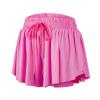 2 in 1 Flowy Workout Shorts Womens Gym Yoga Athletic Running Hiking Clothes Trendy Butterfly Spandex Comfy Lounge Sweat Skirt Summer(S, Hot Pink) view 1