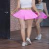 2 in 1 Flowy Workout Shorts Womens Gym Yoga Athletic Running Hiking Clothes Trendy Butterfly Spandex Comfy Lounge Sweat Skirt Summer(S, Hot Pink) view 3