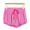 2 in 1 Flowy Workout Shorts Womens Gym Yoga Athletic Running Hiking Clothes Trendy Butterfly Spandex Comfy Lounge Sweat Skirt Summer(S, Hot Pink) view 4
