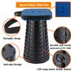 maliven Collapsible Camping Stool with Seat Cushion & Nylon Bag, Square Portable Telescopic Stool, Lightweight Sturdy Foldable Stool for Camp Fishing Picnic, Max Load 550 lb view 3