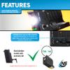 Nightstick TSM-14G Sub-Compact Handgun Light w/Green Laser - Li-Ion - Fits Glock G43X MOS /G48 MOS view 3