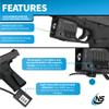 Nightstick TSM-14G Sub-Compact Handgun Light w/Green Laser - Li-Ion - Fits Glock G43X MOS /G48 MOS view 4