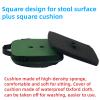 maliven Collapsible Camping Stool with Seat Cushion & Nylon Bag, Square Portable Telescopic Stool, Lightweight Sturdy Foldable Stool for Camp Fishing Picnic, Max Load 550 lb view 4