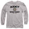 West Point United States Military Academy Official Circle Logo Unisex Adult Long-Sleeve T Shirt,Athletic Heather, 3X-Large view 1