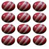 Hand Stitched 156 gm Red Cricket Ball - Pack of 12 view 1