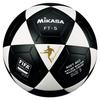 MIKASA FT5 Goal Master Soccer Ball Size 5 Official Footvolley Ball White Black view 2