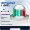 Five Oceans LED Anchor and Bi-Color Navigation Light Kit, 12V, USCG Rules 2NM, for Pontoon, Fishing Boats, Bass Boats - FO4512-C1 view 2
