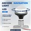 Five Oceans LED Anchor and Bi-Color Navigation Light Kit, 12V, USCG Rules 2NM, for Pontoon, Fishing Boats, Bass Boats - FO4512-C1 view 3