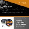 Olympia Shot Domed Heavy Air Gun Pellets | .177 Caliber (4.5 mm), 8.44 Grain | Domed Head for Target Shooting and Hunting | 500 Count view 3