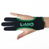 LWANO Archery Gloves Leather Practice Hunting Three Finger Protector for Youth Adult Beginner (Green, Small) view 2
