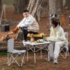 Camping Table Chairs Portable Outdoor Folding Table and Chair Set, Ultra-Light and Durable Aluminum Alloy Picnic Table, Suitable for Car Travel Beach Fishing (Color : Package 2) view 2