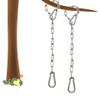 MIKMAYTOO 2 Packs Heavy Duty Stainless Steel Chain 550LB Capacity for Punching Bags Hanging Chair Hammocks Swing Trapeze Yoga (40, 4MM-2 PCS) view 1