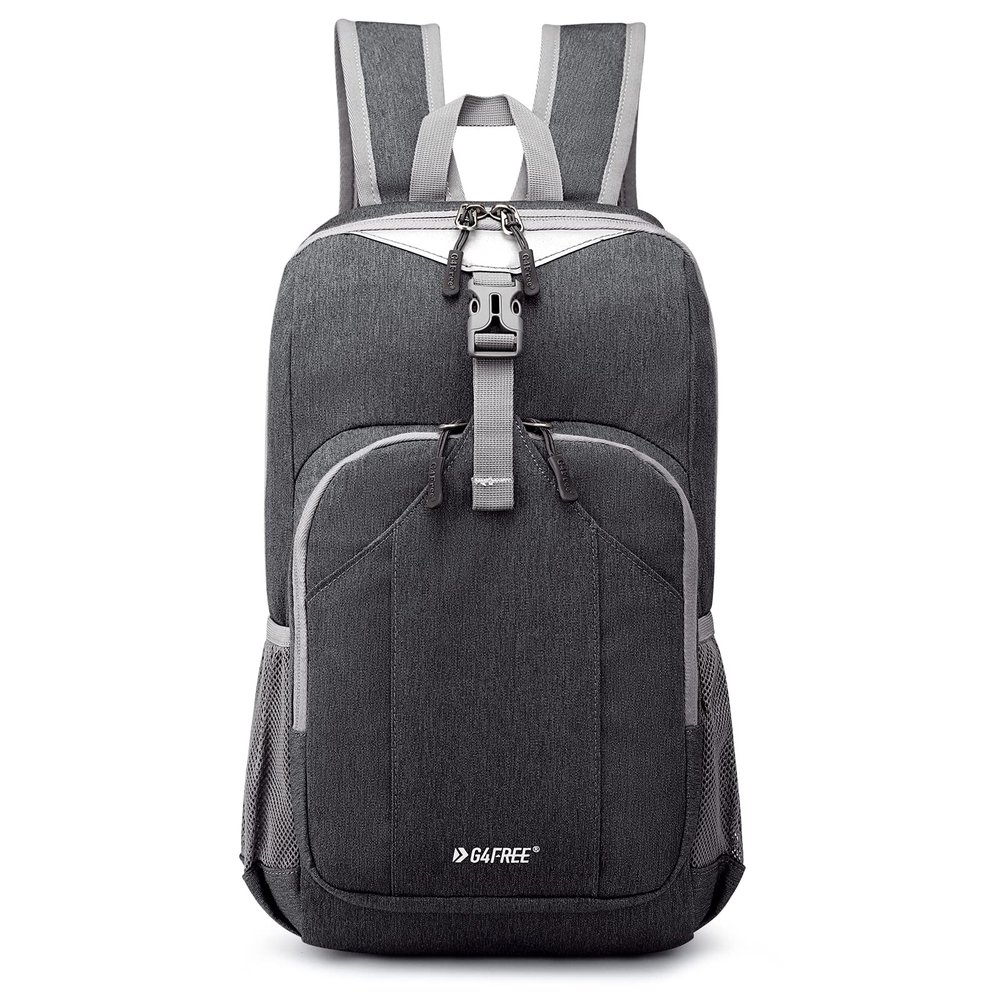 G4Free Mini 10L Hiking Daypack Small Hiking Backpack Cycling Compact Shoulder Backpack Outdoor for Men Women(Dark Grey)