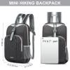 G4Free Mini 10L Hiking Daypack Small Hiking Backpack Cycling Compact Shoulder Backpack Outdoor for Men Women(Dark Grey) view 2