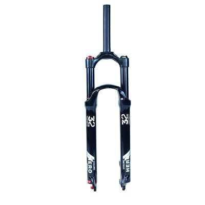 Jejy Shock XC Bicycle MTB Suspension Front Fork 26inch, Magnesium Alloy and Aluminum Alloy 26/27.5/29 Mountain Bicycle Air Forks (Color : Straight Manual Lockou, Size : 26)