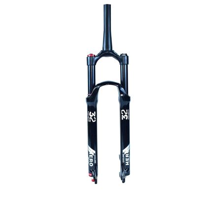 Jejy Shock XC Bicycle MTB Suspension Front Fork 26inch, Magnesium Alloy and Aluminum Alloy 26/27.5/29 Mountain Bicycle Air Forks (Color : Tapered Manual Lockout, Size : 26)