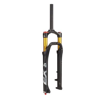 Jejy Spacing Hub 135mm Straight Tube Snow Beach XC MTB 26inch Front Fork, Travel Inner Diameter 34mm Magnesium Alloy Suspension Forks Mountain Bike Accessories (Color : Black, Size : 26)