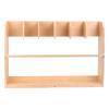 JLXJ 6 Yoga Mat Storage Holder Wood, Foam Roller Organizer Floor Display Stand, for Home Gym & Fitness Club Exercise Mat Organize view 3