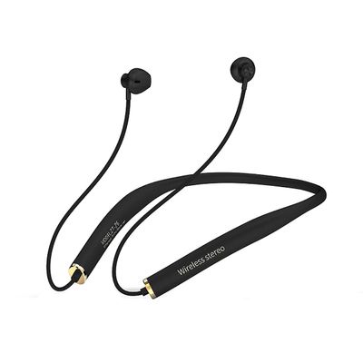 IKXO Wireless Bluetooth Headphones Neckbands with Magnetic Earbuds Bluetooth 5.0 CVC 8.0 Waterproof sweatproof Sports Magnetic Earbuds (Half-in-Ear, Black)