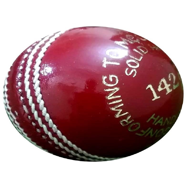 Junior/Women Cricket Ball - 142 gm - Red - Hand Stitched