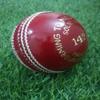 Junior/Women Cricket Ball - 142 gm - Red - Hand Stitched view 2