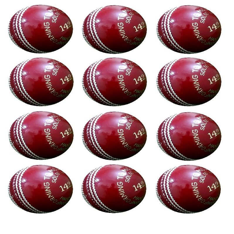 142 gm Junior/Women Cricket Ball - Pack of 12