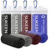 Sukeen 4 Pack Cooling Towels (40"x12"), Cooling Neck Wraps, Ice Towel, Soft Breathable Chilly Towel,Microfiber Towel for Yoga,Sport,Running,Gym,Workout,Camping,Fitness,Workout & More Activities view 1