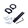 Stem Holder for Water Bottle Cage for BROMPTON bikes BLACK view 1