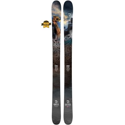 Icelantic Men's All-Mountain Freeride Lightweight 21/22 Nomad 105 Alpine Skis for Intermediate Level, 161