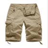 FOURSTEEDS Women's Casual Twill Cotton Fitted Multi-Pockets Camouflage Bermuda Cargo Shorts Khaki US 2 view 1