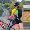 CYTSH Women's Jumpsuit Mountain Bike Cycling Clothing Sweatshirt Triathlon suit (Color : 181, Size : X-SMALL 20mm) view 1