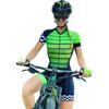 CYTSH Triathlon Cycling Jersey Sets Long Sleeve Women Bicycle Bike Sport Tight Thin Running Skinsuit Clothing GEL pad (Color : 43 2, Size : X-Large) view 1