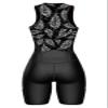 Sparx Women Triathlon Suit Tri Short Racing Cycling Swim Run (Medium, Broken Leafs) Black view 4