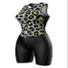 Sparx Women Triathlon Suit Tri Short Racing Cycling Swim Run (Small, Gray Leopard) view 1