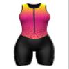 Sparx Women Triathlon Suit Tri Short Racing Cycling Swim Run (2XL, Yellow Zigs) view 2
