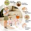 ACEGER Girls Bike with Basket, Kids Bicycle for 3-13 Years, Included Coaster Brake & Caliper Brake, 14 16 18 Inch with Training Wheels, 20 Inch with Kickstand but no Training Wheels view 3