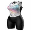Sparx Women Triathlon Suit Tri Short Racing Cycling Swim Run (XL, Floral White) view 1