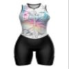 Sparx Women Triathlon Suit Tri Short Racing Cycling Swim Run (XL, Floral White) view 2