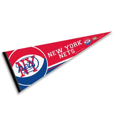 Brooklyn Nets Throwback Retro Vintage Pennant Flag