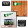Boston Celtics Throwback Retro Vintage Pennant Flag view 3