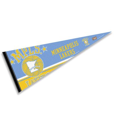 Los Angeles Lakers Throwback Retro Vintage Pennant Flag