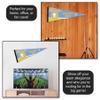 Los Angeles Lakers Throwback Retro Vintage Pennant Flag view 3