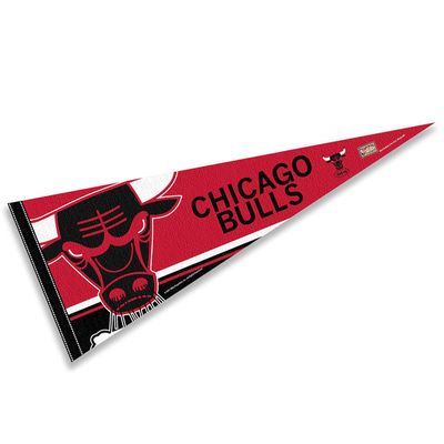 Chicago Bulls Throwback Retro Vintage Pennant Flag
